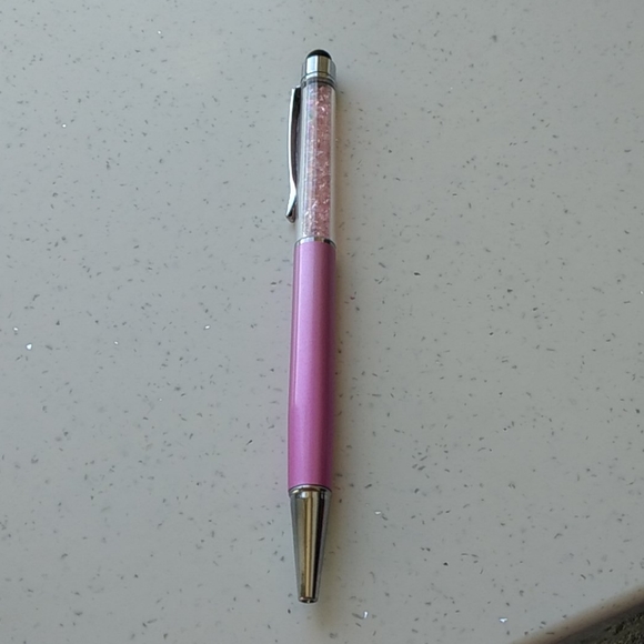 Other - Brand New pink crystal pen